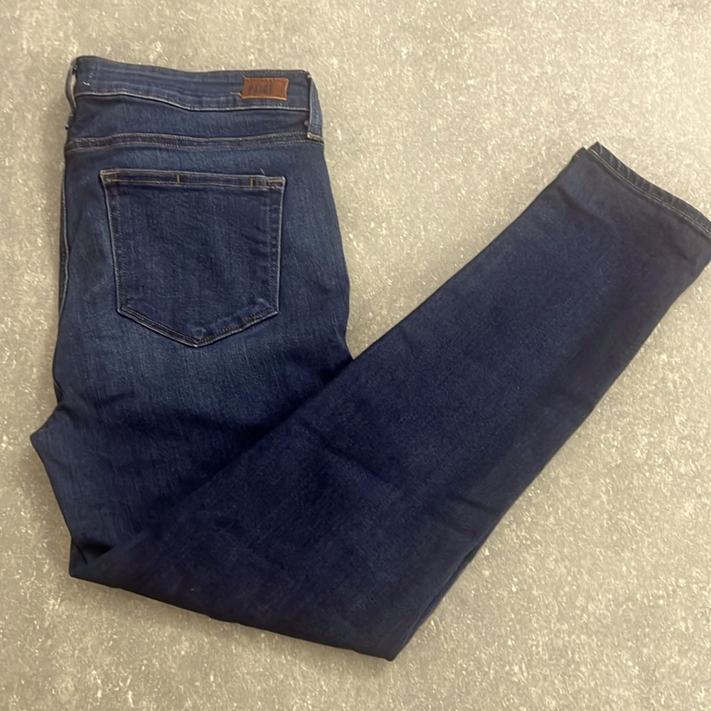 Paige denim dark wash Verdugo crop jeans